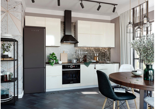 Модульная кухня Валерия (Белый глянец)