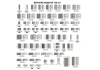 Модульная кухня Ксения Сизый глянец