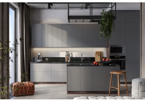 Модульная кухня  Сиэль (монблан софт)