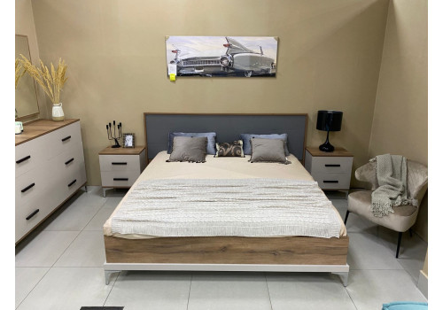  Кровать Кара 10  со стационарным основанием (металл)