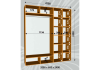  Шкафы купе стандарт, мм: Шир.-2000, глуб.-600, высота-2400