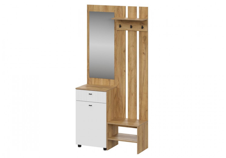 Вешалка «Милан» 1 Белая