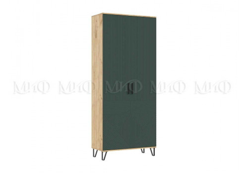 ФЛЭШ ПРИХОЖАЯ ШКАФ (БРАШ МЕНИ ГРИН, ДУБ КРАФТ)