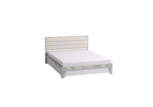 Айрис 308 Кровать Люкс (1400) каркас Белый/Статуарио