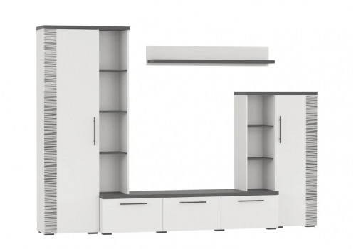 Гостиная ДУБЛИН Артикул: 6-576 (белый/графит)