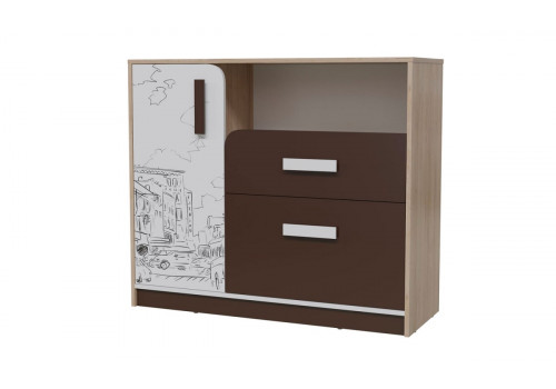 Комод с дверкой Арабика 4-44260