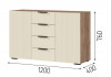 Комод 1200 КМ 01 Соната