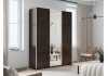 Шкаф-купе Прайм 3-х дверный (ЛДСП/Зеркало/ЛДСП) Венге