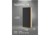 Шкаф Сева универсальный 90х220х53 см с полками и штангой (дуб крафт/графит)